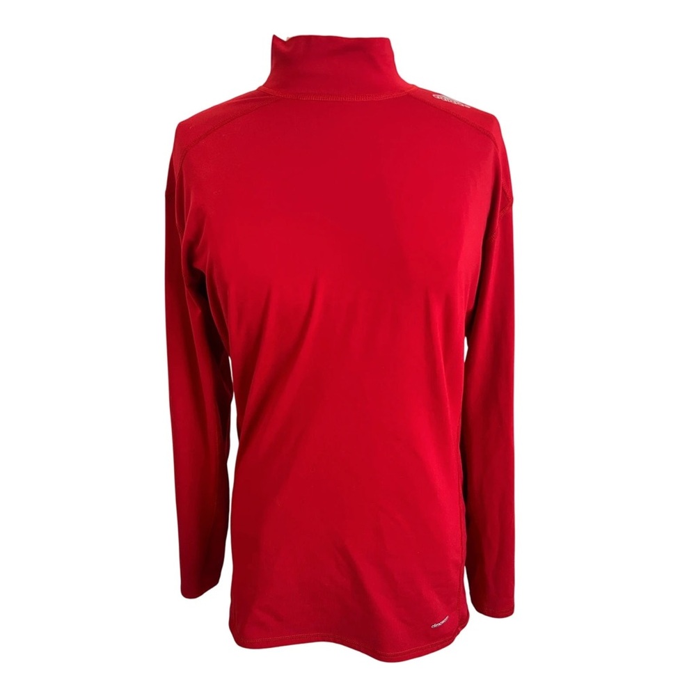 Red Long Sleeve Turtleneck Top